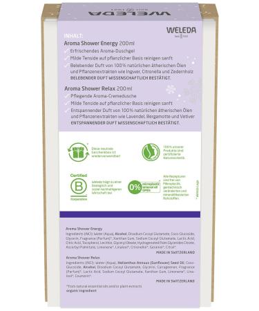 Weleda Bio Gefent - Nature Cosmetics Gift Set | Aroma Shower Energy & Relax | Facial & Body Care - Buy Online on GoSupps.com