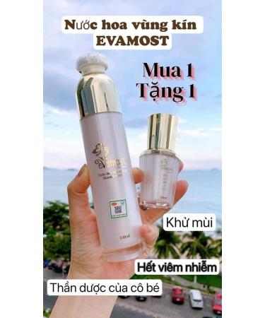 Dung Dich Ve Sinh Phu Nu Evamost Premium Cleaning Essence Set 120ml and 15ml Bottles Natural Ingredients - Buy Online on GoSupps.com