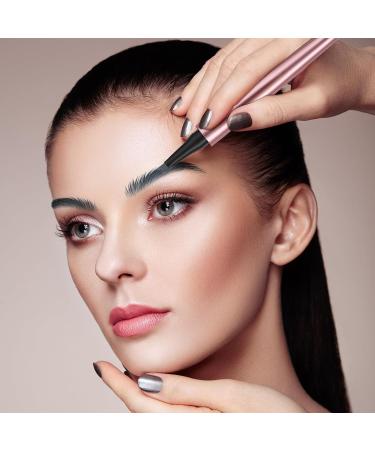 Microblading Eyebrow Pencil Kaluofan Microblading Eyebrow Pen Eyebrow Pencil Microblading Long-lasting Waterproof Creat Natural and Unique Makeup Look(Gray) Grey - Buy Online on GoSupps.com