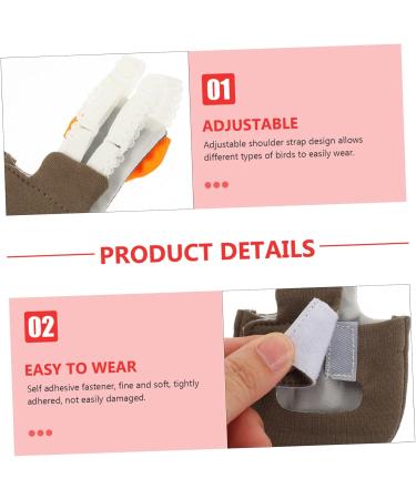 PopetPop Flying Bird Diapers - Sittich Darling Cotton Diapers for Small Birds | Protective Parrot Diaper & Urine Pad - 22x12cm 2 Pcs - Buy Online on GoSupps.com