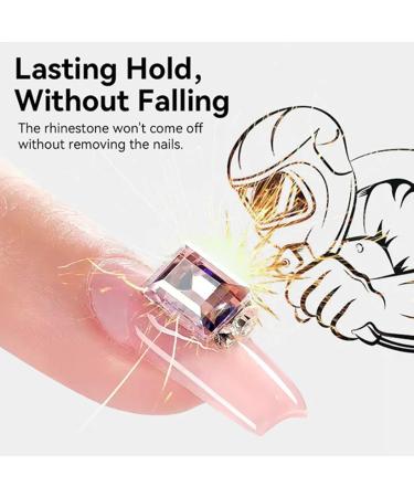 Rhinestone Gel | Strong Adhesive for Nail Polish - 30g Gem Glue for Nail Decoration | For Attaching Jewelry for Adults Women and Girls Indoors and Outdoors Parties Christmas and More - Buy Online on GoSupps.com