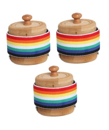 Beaupretty 3 Series-Box Foot Moxibustion-Box Chinese Moxibusion-Top Moibusion-Kit Anti Swelling Anti Swelling Tool Moxa Associations Therapy Insert Erdarben Brenner Container 7x7cmx3PCs Different colors x 3 pieces
