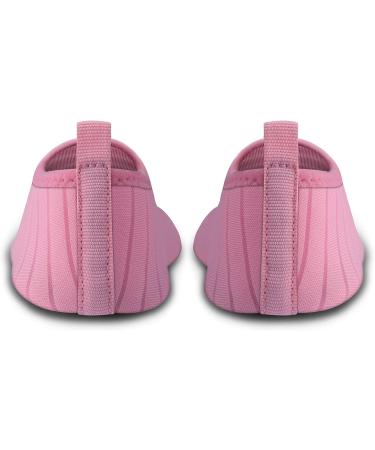 SEEKWAY Kids Water Shoes - Quick Dry Non-Slip Aqua Socks for Outdoor Activities - Pink - Size 10.5-12 Little Kid - Buy Online on GoSupps.com
