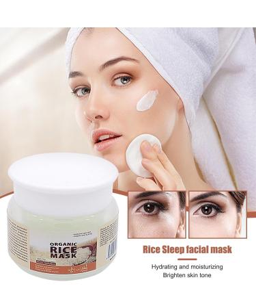 Leavein Face Mask rinsefree facial whitening gel with raw rice porridge travel products for travel business trips home dorm vacation Novent - Buy Online on GoSupps.com