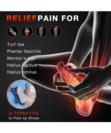 Carbon Fiber Insole for Hallux Rigidus & Foot Fractures | Rigid Shoe Insert for Sports | Fits Men 9/Women 10 - International Shipping - Buy Online on GoSupps.com