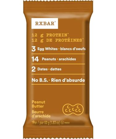 RXBAR Peanut Butter Chocolate Protein Bars 12 x 52 g & Protein Bar Peanut Butter 12x52g (Pack of 12) Bar + Protein Bar Peanut Butter - Buy Online on GoSupps.com