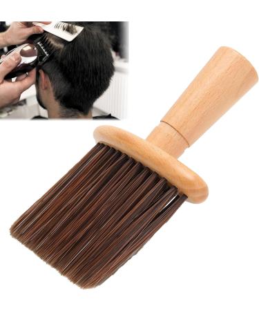 Qukaim Neck Duster Hair Cutting Brush Neck Duster Professional Barber Face Cleaning Hairbrush Brownfor Beard Trimming and Hair Cutting - Buy Online on GoSupps.com