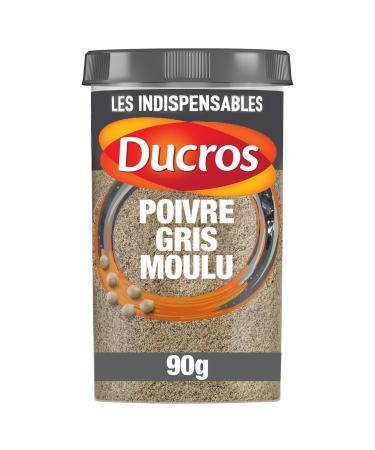 DECRO Poivre Gris MouL'ou Intense Force 7 Saveur pic e et Aromatique (Bo te 90g) - Le lot de 3