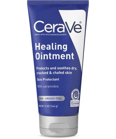 CeraVe Healing Ointment Non-Greasy Skin Protectant 5 Oz (Pack of 6)