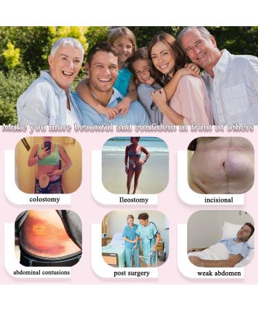 Ostomy Support Garments | Stoma Bag Waist Belt Cover for Colostomy & Hernia | Fits 31-35" Waist - Buy Online on GoSupps.com