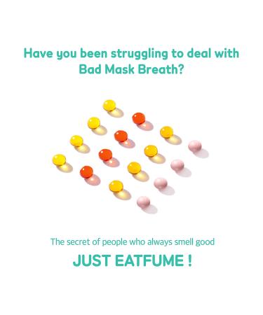 EATFUME Breath Freshener Capsules - Vegetarian Bad Breath Saver with Natural Oils (4 Flavors, 0.6oz) - Individual Pack of 4 - Buy Online on GoSupps.com