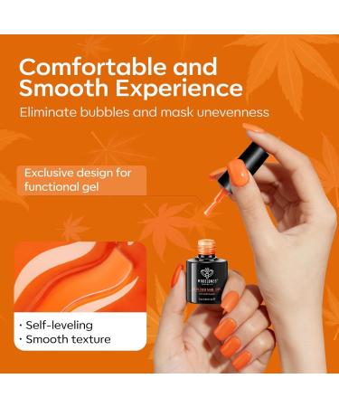 Modelones Fall Autumn 6 Colors Builder Gel Set - 8-in-ONE Nail Gel Kit - Buy Online on GoSupps.com