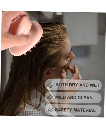 Tovinanna Silicone Massage Comb & Shampoo Washer - Scalp Massager Brush for Hair Care | 9.4x7cm Pink - Buy Online on GoSupps.com