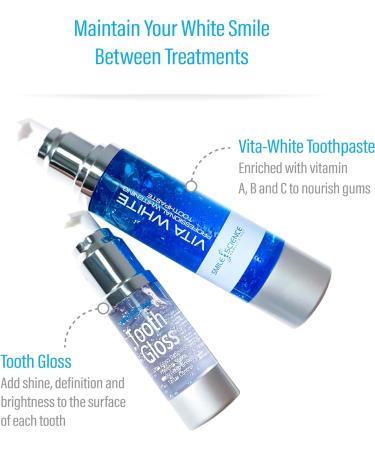 Smile Science Harley Street Professional Teeth Whitening Kit - Up to 8 Shades Whiter - Vegan, Rapid Results - Buy Online on GoSupps.com