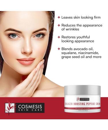 Collagen Boosting Peptide Cream - Total Collagen Care for Firmness & Youth - 2oz by Cosmesis | International Shipping Available - Buy Online on GoSupps.com