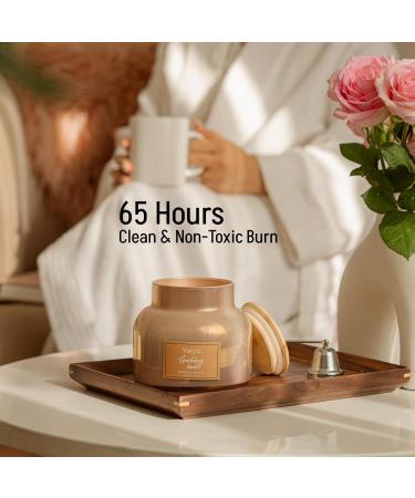 Large Sparkling Birch Scented Candle - 16 Oz Jar 65+ Hours Burn Time Non-Toxic Home Decor & Aromatherapy - Buy Online on GoSupps.com