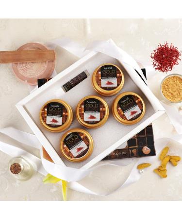 Nutri_Glow Gold Kesar Facial Kit for Women | 6-Piece Anti-Aging Skin Care Set | 250g + 10ml | International Shipping Available - Buy Online on GoSupps.com