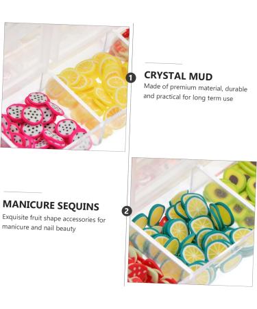 POPETPOP 4 Boxes 12 Nail Art Decoration Scrapbooking Slices Gemstone Stickers Nail Art Stickers Lemon Nail Art Lemon Decor Nail Art Fruit Slices Nail Slices Fruit Polymer Manicure 3d - Buy Online on GoSupps.com