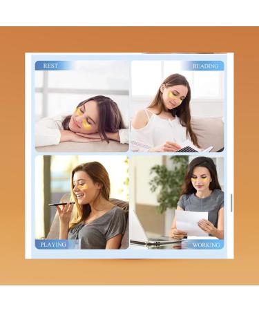 Premium 24k Gold Eye Treatment Masks - 90 Pairs for Under Eye Bags Puffy Eyes & Dark Circles - Anti-Wrinkle & Hydrating - Boost Radiance & Rejuvenate Your Skin - Buy Online on GoSupps.com