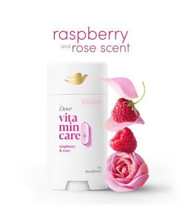Dove VitaminCare+ Aluminum Free Deodorant Stick Raspberry & Rose and Lavender & Chamomile Scents for 72H Odor Protection 2.6 oz Each - Buy Online on GoSupps.com