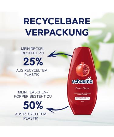 Schauma Schwarzkopf - Lot de 2 apr s-shampoings pour une brillance longue dur e sur cheveux color s teint s ou m ch s - 2 x 250 ml - Buy Online on GoSupps.com