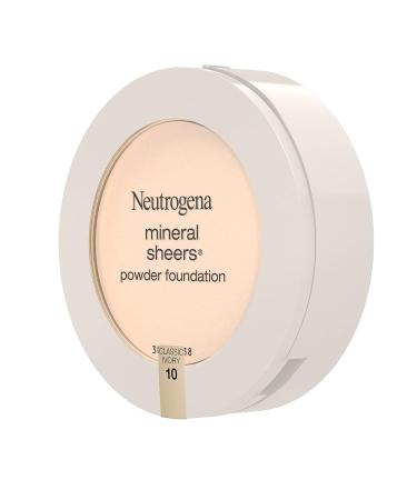 Neutrogena Mineral Sheers Compact Powder Foundation - Oil-Free, Fragrance-Free, Classic Ivory (Pack of 2) - 10.34 oz - Buy Online on GoSupps.com