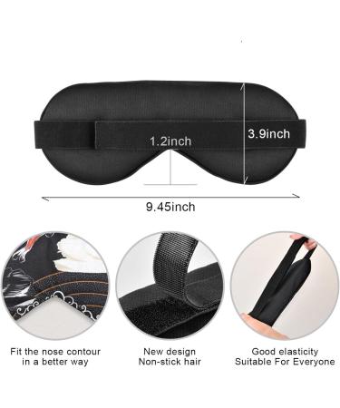 Adjustable Light Blocking Eye Mask for Deep Sleep | Breathable Travel Mask for Men and Women | Ideal for Business Trips, Yoga, and Meditation - Buy Online on GoSupps.com