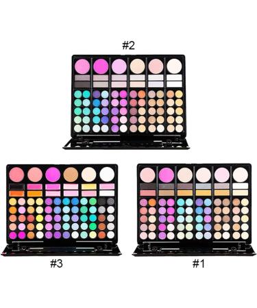 FantasyDay 78 Couleurs Palette de Maquillage Kit Coffret Maquillage Femme avec 60 Couleurs Shimmer Matte Ultra Pigment Ombre paupi res Cosm tique Set 12 Rouge L vres 3 Correcteurs 3 Fard Joues 78 colors#3 - Buy Online on GoSupps.com
