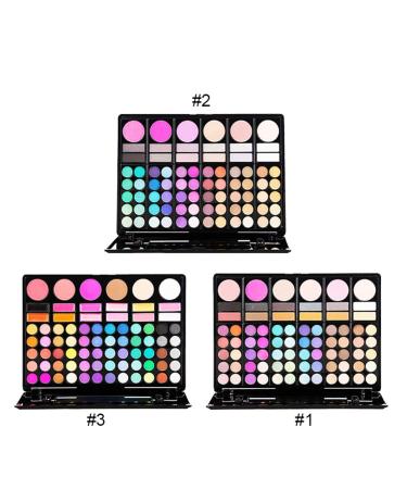 Pro Makeup Gift Set - 78 Color Eyeshadow Palette Blush & Lip Gloss | All-In-One Contouring Kit - Perfect Holiday Gift - Buy Online on GoSupps.com