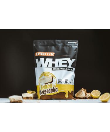 Efectiv Sports Nutrition 2Kg Lemon Cheesecake Whey Shake - Best International eCommerce Protein Supplement - Buy Online on GoSupps.com