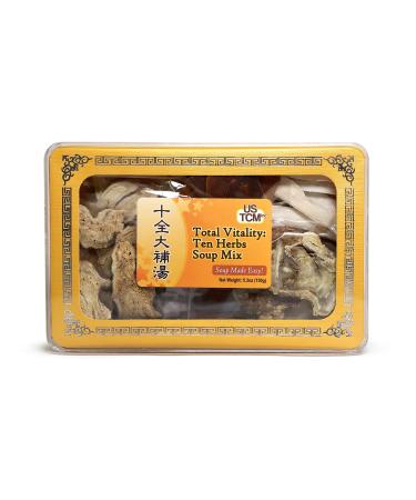 USTCM Total Vitality: Ten Herbs Soup Mix Soup Base Shi Quan Da Bu Tang  Soup Made Easy! 3-4 Servings 5.3oz