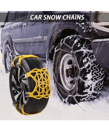 Swetup Universal Snow Chains - 6-Piece Tire Chains for Cars & Trucks (205/55 R16) | Anti-Slip Safety Aid for Tire Width 165-285 mm - Buy Online on GoSupps.com