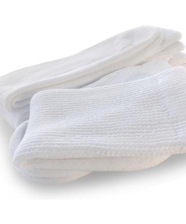 Combed Cotton Diabetic Crew Socks 3 Pair/Pack 10-13 Solid Grey - Non-Binding - Buy Online on GoSupps.com
