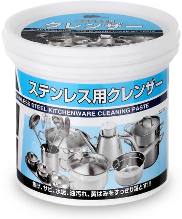 Kitchen Metal Cleaning Cream | Kitchen Cleaning Cream Stain Removers for Pots Ovens Ceramics Glass | Metal Polishing Cream for Automotive Motorcycle Antiques 500g - Buy Online on GoSupps.com