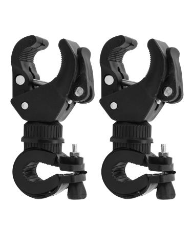 Belicheto 2 Pack Bike Flashlight Holder, Universal Flashlight Mount Holder 360 Rotation, Mount Bicycle Mounting Bracket Flashlight Holder Torch Clip for Cycling, Riding