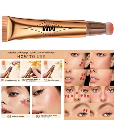 Contours Stick | Liquid Contours | Contours Wand | Highlighter Beauty Wand | Long Lasting Natural Shimmer Smooth Silky Cream Face Highlighter Bronzer Stick Makeup 03 Cherry Red - Buy Online on GoSupps.com