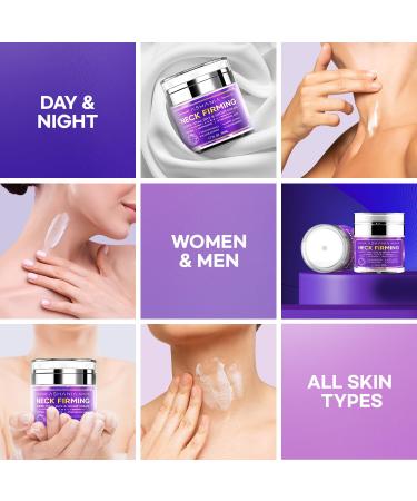 Korean Neck Firming Cream For Deep Neck Wrinkles Loose Skin & Neckline Care Peptide & Adenosine Tightening Cream with Hyaluronic Acid - Made in Korea 1.7 fl oz Purple1.7 1.7 Fl Oz (Pack of 1) - Buy Online on GoSupps.com