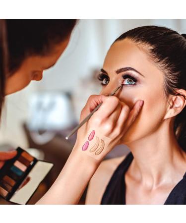 Beavorty Palette de Maquillage Jetable pour Main 100 Pi ces 7x7 Cm Film Pu Imperm able Plaques Adh sives pour M lange Fond de Teint Blush Fard Paupi res et Vernis Couleur Al atoire - Buy Online on GoSupps.com