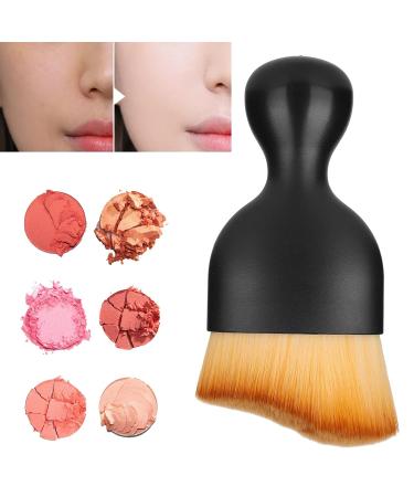 Shop Curving Wine Glass Foundation Brush for Liquid Makeup | Best Base Makeup Brush (Brown - Buy Online on GoSupps.com