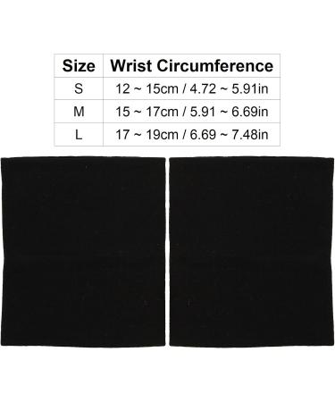 GfRGFH Compression Wrist Bandage | Soft Breathable Support Cuffs for Sports - 1 Pair (L) | Reduces Pain & Enhances Performance - Buy Online on GoSupps.com