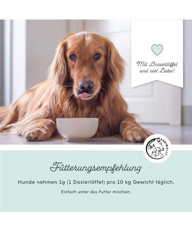 Annimally Dental Care Powder for Dogs - Natural Tartar Remover Yellow Teeth & Bad Breath Solution (350g XL) - Buy Online on GoSupps.com