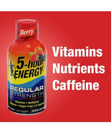 Living Essentials 5 Hour Energy Berry Supplements - 12 Count - Buy Online on GoSupps.com