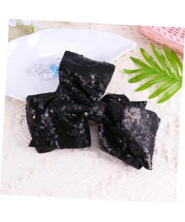 minkissy Decorative Alligator Hair Clips Sequins Hair Clip Women Alligator Clip Bows Hair Barrettes Hair Bow Hair Pins Bowknot Barrettes Hair Bow Barrettes Clip Bow Tie Child 17*13 cm Black - Buy Online on GoSupps.com