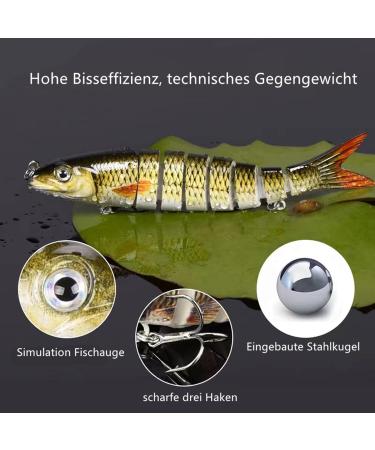 Premium Rubber Fish Bait Set for Trout & Bass Artificial Fishing Bait for Freshwater & Saltwater Perfect Fishing Gifts for Men - Buy Online on GoSupps.com