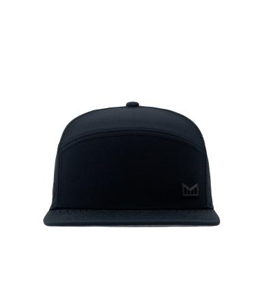 melin Trenches Icon Hydro, Performance Snapback Hat, Water-Resistant Baseball Cap for Men & Women X-Large Black