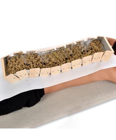 Zhongyan Taihe Governor's Vene Moxibusion Box Back Moxibusion Therapy Adjustable solid wood high -density mesh cover heat insulation rail with handles without bug cabbage