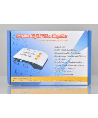 3.5 Portable Digital Magnifier - Low Vision Reading Aid, 2.25X Magnification, Multiple Color Modes - Buy Online on GoSupps.com