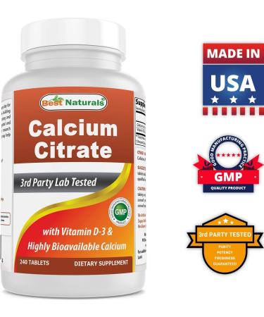 Calcium Citrate with Vitamin D-3 & Magnesium Glycinate 425 mg - Buy Online on GoSupps.com