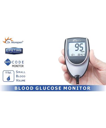 Dr. Morepen BG-03 Glucometer with 25 Strips - Multicolor - Buy Online on GoSupps.com