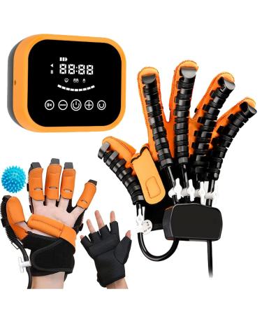 Hand Rehabilitation Robot Gloves Robot Therapy Gloves Electric Stroke Therapy Equipment for Stroke Hemiplegia Patients(Size:L Color:Left Hand) Large Left Hand